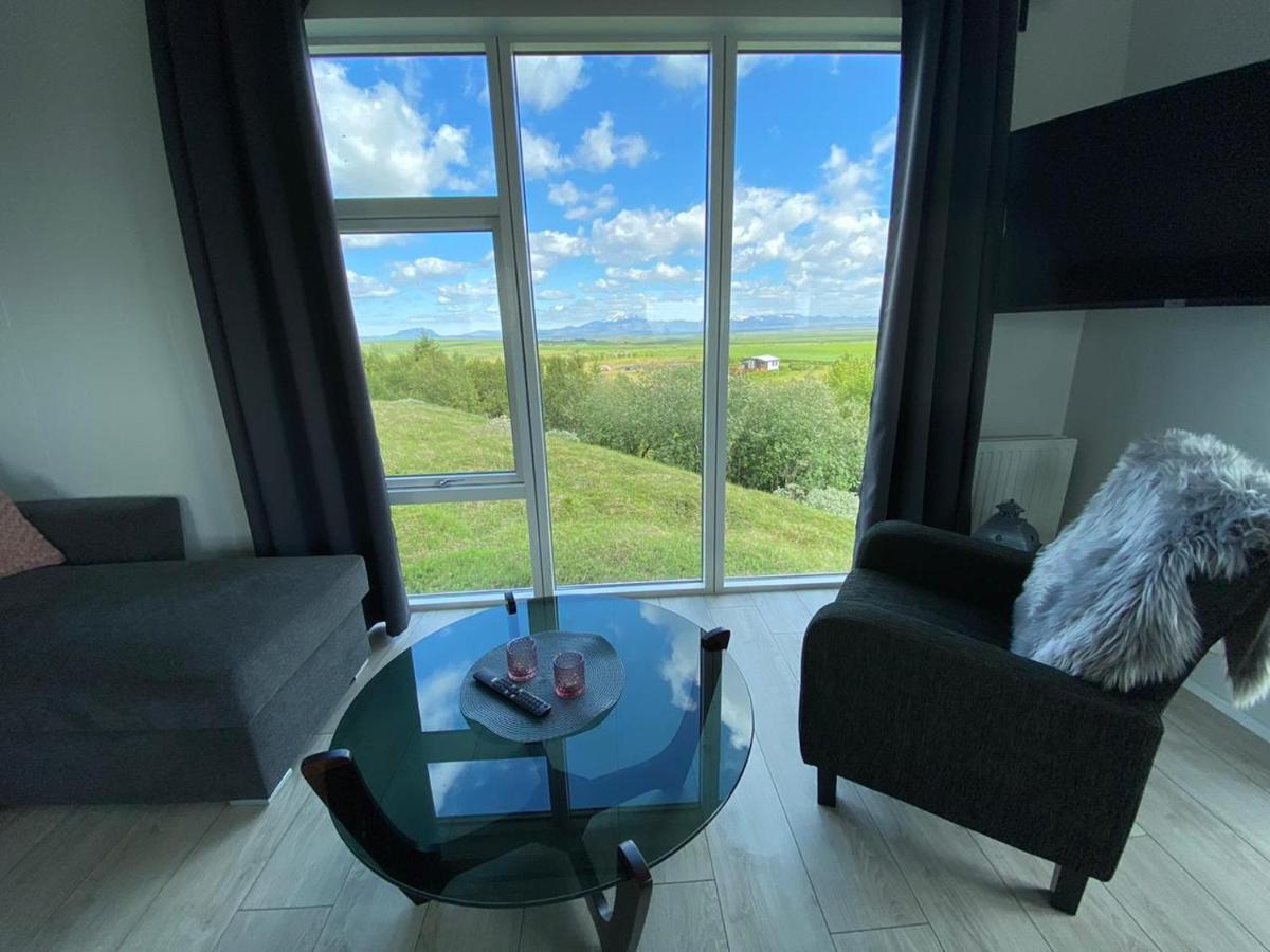 Вилла Skeithvellir Panorama House Хелла Экстерьер фото